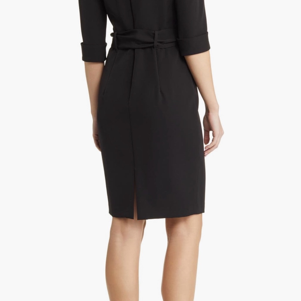 Lucinda Faux Wrap Coat Dress - Picture 4 of 4